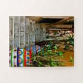 Vibrant Pottery on Rustic Taormina Staircase ジグソーパズル (横)