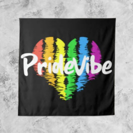 Vibrant PrideVibe タペストリー: あなたのレインボーを大切に タペストリー