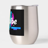Vibrant PrideVibe: 虹色ハートスタイルでお飲み物を楽しもう (左面)
