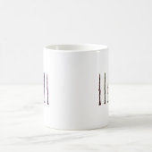 Vibrant Rainbow Clarinet Art Orchestra Band Music コーヒーマグカップ (中央)