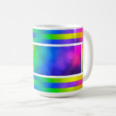 Vibrant Rainbow Mug コーヒーマグカップ (正面右)