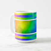 Vibrant Rainbow Mug コーヒーマグカップ (正面左)