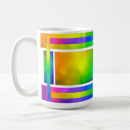 Vibrant Rainbow Mug コーヒーマグカップ