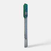 Vibrant Rainbow Paint Drips iPhoneケース (左側面)