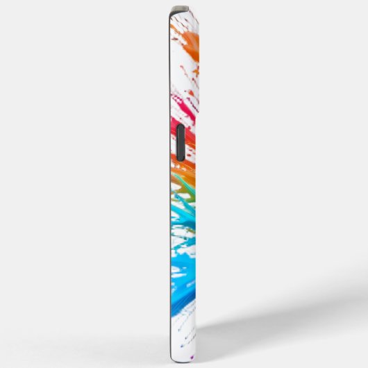 Vibrant Rainbow Paint Splatter Explosion Case-Mate iPhoneケース (裏面 / 右)