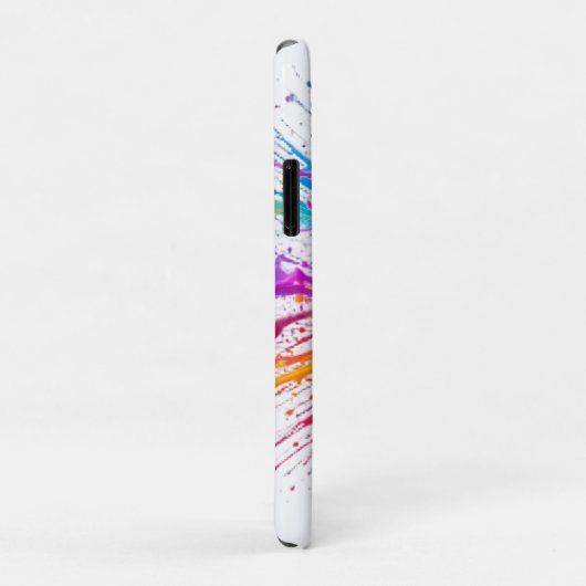 Vibrant Rainbow Paint Splatter Explosion Case-Mate iPhoneケース (裏面/右)