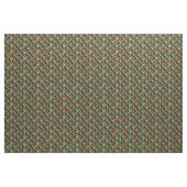 Vibrant Rainbow Petal Bloom Pattern ファブリック (ヤード)