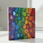 Vibrant Rainbow Pride Glass Mosaic タイル