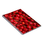 Vibrant Red Chili Pepper Harvest ノートブック (右側)