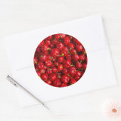 Vibrant Red Chili Pepper Harvest ラウンドシール (封筒)