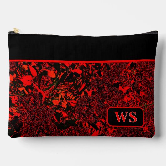 Vibrant Red Cosmetic Pouch アクセサリーポーチ (正面)