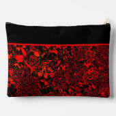 Vibrant Red Cosmetic Pouch アクセサリーポーチ (裏面)