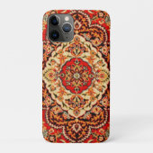 Vibrant Red Floral Medallion Persian Ornate Case-Mate iPhoneケース (裏)