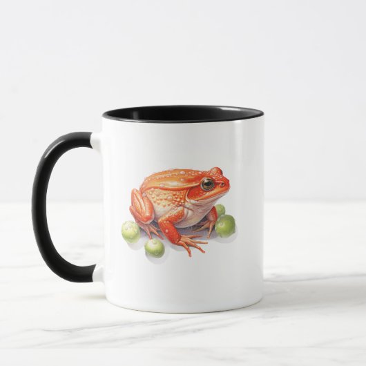 Vibrant Red Frog Coffee Mug Nature’s Bold Beauty マグカップ (左)