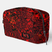 Vibrant Red Monogram Toiletry Bag ドップキット (右コーナー)