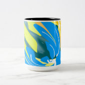 Vibrant Reflections of Empowerment in Design ツートーンマグカップ (中央)