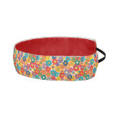 Vibrant Retro 60s Daisy Flower Power Pattern アスレチックヘッドバンド (右)