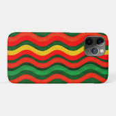Vibrant Retro Wavy Lines Case-Mate iPhoneケース (裏面(横))