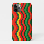 Vibrant Retro Wavy Lines Case-Mate iPhoneケース (裏)