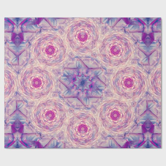 Vibrant Rose Brooch ラッピングペーパー (フラット)