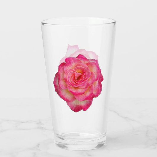 Vibrant Rose Drinking Glass タンブラーグラス (裏面)