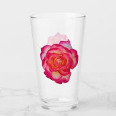 Vibrant Rose Drinking Glass タンブラーグラス (正面)