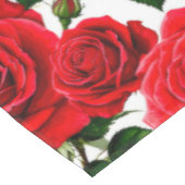 Vibrant Rose Pattern With Red And Pink Roses テーブルクロス (アングル)