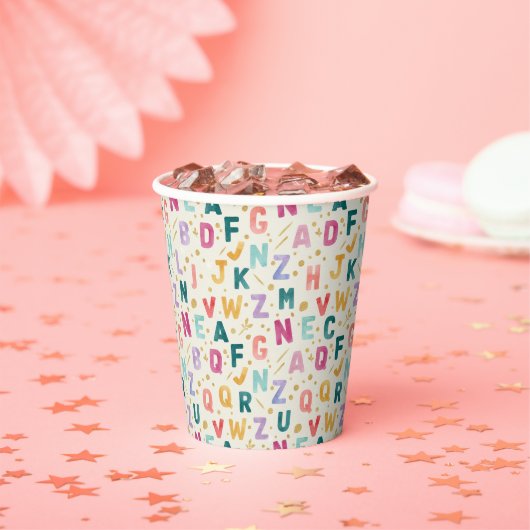 Vibrant Scholar Gold Dust Pattern 紙コップ (インサイチュ)