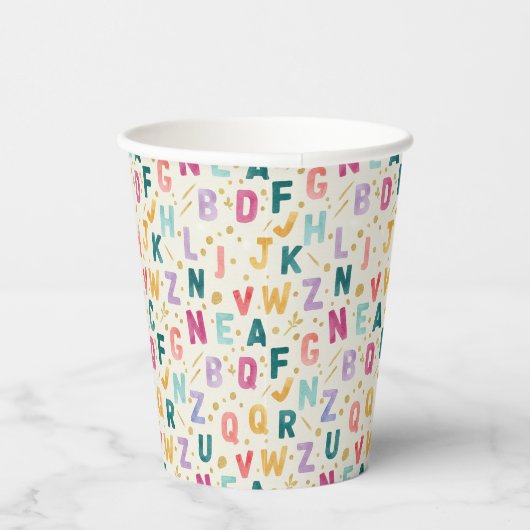 Vibrant Scholar Gold Dust Pattern 紙コップ (右)