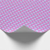 Vibrant Shells (Pink and Blue) Wrapping Paper ラッピングペーパー (角)