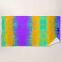Vibrant Sky ビーチタオル