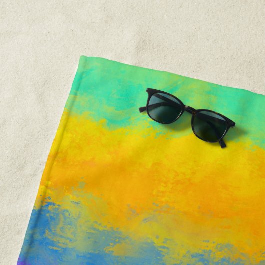 Vibrant Sky ビーチタオル (インサイチュ)