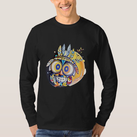 Vibrant smiles  colourful and expressive garment tシャツ (正面)