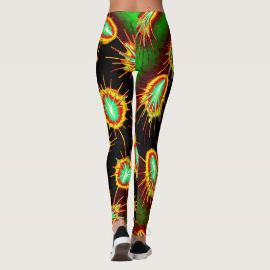 Vibrant Solar Burst Leggings レギンス (裏面)