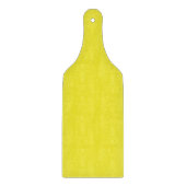 Vibrant Solid Yellow Background  カッティングボード (正面)