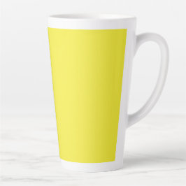 Vibrant Solid Yellow Background  カフェラテマグ