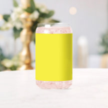 Vibrant Solid Yellow Background 