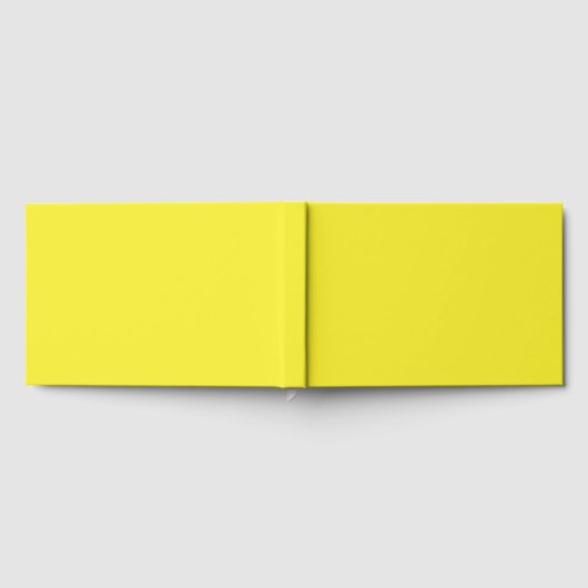 Vibrant Solid Yellow Background  ゲストブック (全面)