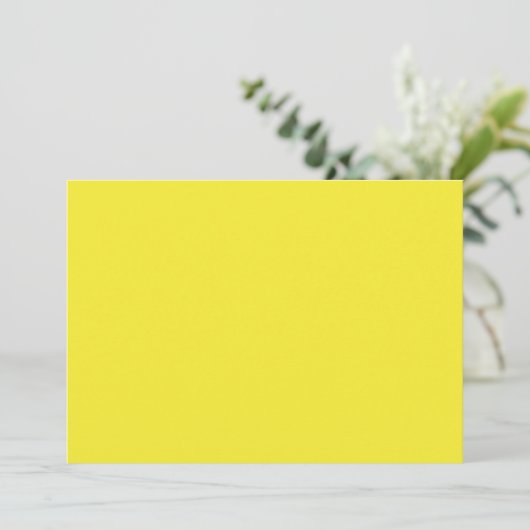 Vibrant Solid Yellow Background  シーズンカード (スタンド正面)