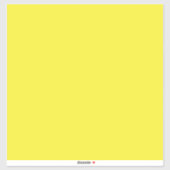 Vibrant Solid Yellow Background  シール (シート)