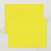 Vibrant Solid Yellow Background  ポストカード (正面/裏面)
