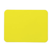Vibrant Solid Yellow Background  マグネット (横)