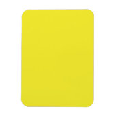 Vibrant Solid Yellow Background  マグネット (縦)