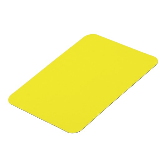 Vibrant Solid Yellow Background  マグネット (左側)