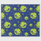Vibrant Space Art: Planets and Stars in Harmony ラッピングペーパー (フラット)