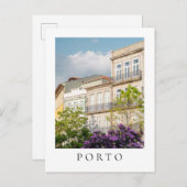 Vibrant spring building in Porto Postcard ポストカード (正面/裏面)