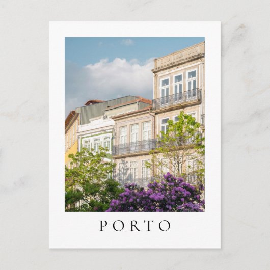 Vibrant spring building in Porto Postcard ポストカード (正面)