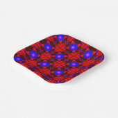 Vibrant Square Paper Plate Digital Design – Perfec ペーパープレート (傾斜あり)