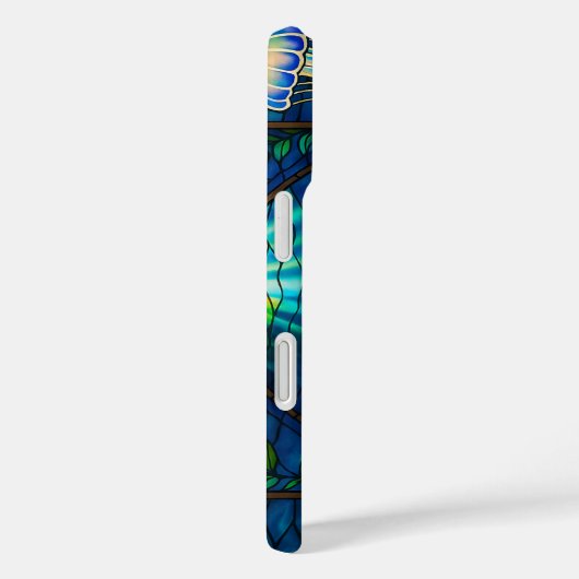 Vibrant Stained Glass Sea Turtle Ocean Design Case-Mate iPhoneケース (裏面 / 右)