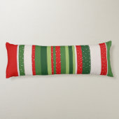 Vibrant Striped Pattern Background ボディピロー (裏面)